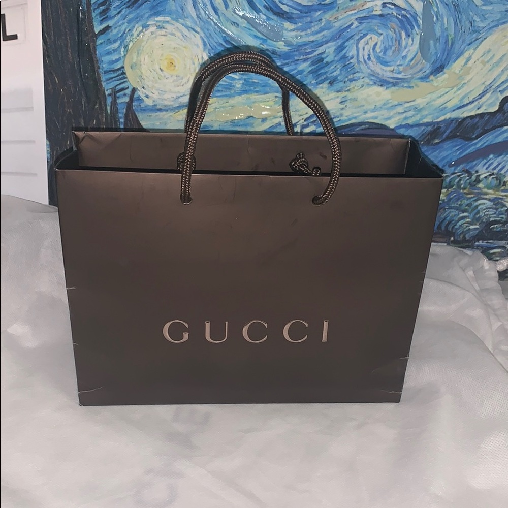 Gucci Brown Shopping Bag